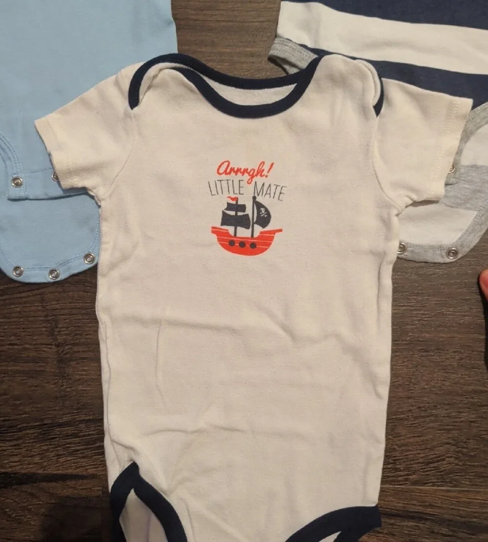 Carter's 18 Months Short Sleeve Onesies Lot Of 3